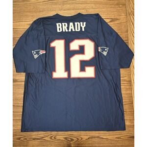 Tom Brady #12‎ New England Partriots NFL Team Apparel Football Jersey Size 2XL